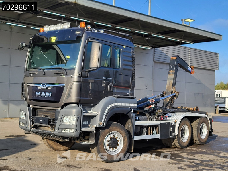 Cabeza tractora MAN TGS 33.510 TGS 6X6 Tractorhead + hooklift 20t AJK 5th wheel Wechselsystem Retarder Automatic: foto 18