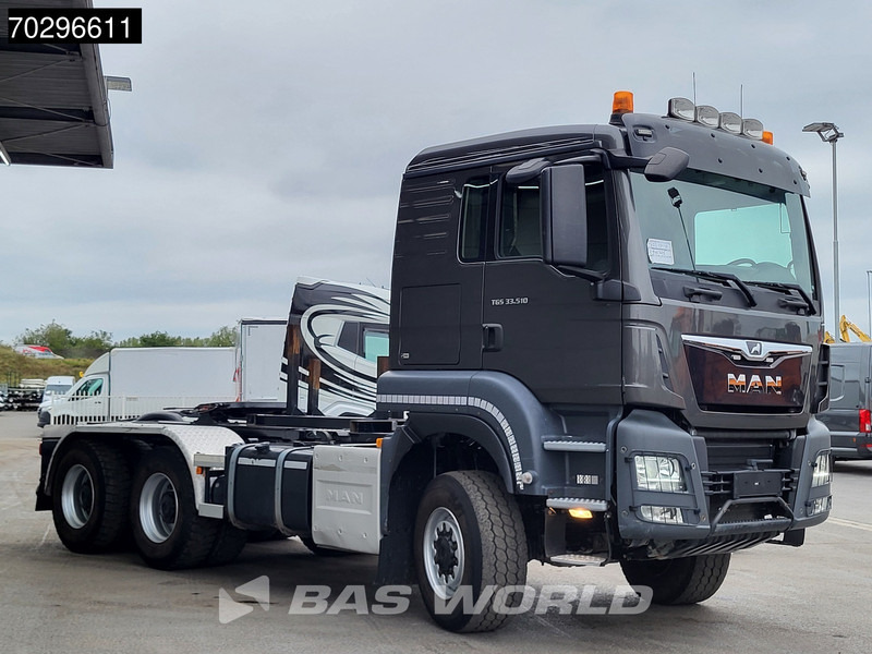 Cabeza tractora MAN TGS 33.510 TGS 6X6 Tractorhead + hooklift 20t AJK 5th wheel Wechselsystem Retarder Automatic: foto 9