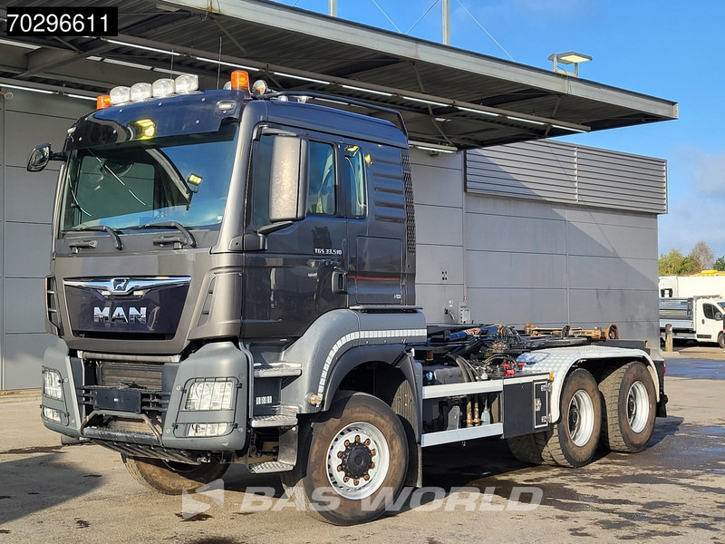 Cabeza tractora MAN TGS 33.510 TGS 6X6 Tractorhead + hooklift 20t AJK 5th wheel Wechselsystem Retarder Automatic: foto 20