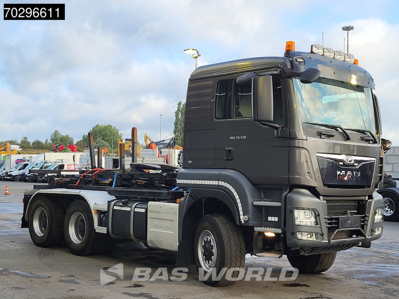 Cabeza tractora MAN TGS 33.510 TGS 6X6 Tractorhead + hooklift 20t AJK 5th wheel Wechselsystem Retarder Automatic: foto 17