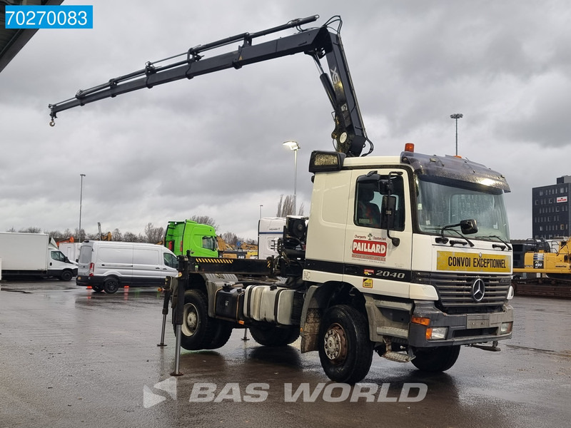Mercedes-Benz Actros 2040 Actros 4X4 Manual 4x4 Big-Axle Full-Steel Hiab 1660-5 Kran 4x Stabilizers - Cabeza tractora: foto 3 Mercedes-Benz Actros 2040 Actros 4X4 Manual 4x4 Big-Axle Full-Steel Hiab 1660-5 Kran 4x Stabilizers - Cabeza tractora: foto 3