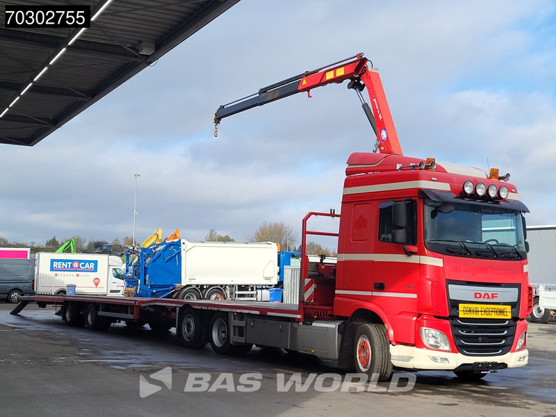 DAF XF 440 XF 6X2 NL-Truck Transporter APK HMF 900-K2 crane Winch Lift-Lenkachse Euro 6 - Camión, Camión grúa: foto 2 DAF XF 440 XF 6X2 NL-Truck Transporter APK HMF 900-K2 crane Winch Lift-Lenkachse Euro 6 - Camión, Camión grúa: foto 2
