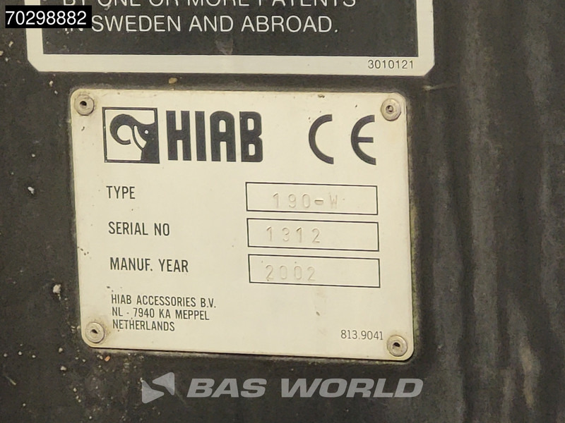 Leasing de DAF 75CF.250 CF 6X2 HIAB 190W3 Crane Kran Remote Rotator Steering Axle Automatic Euro 3 DAF 75CF.250 CF 6X2 HIAB 190W3 Crane Kran Remote Rotator Steering Axle Automatic Euro 3: foto 19