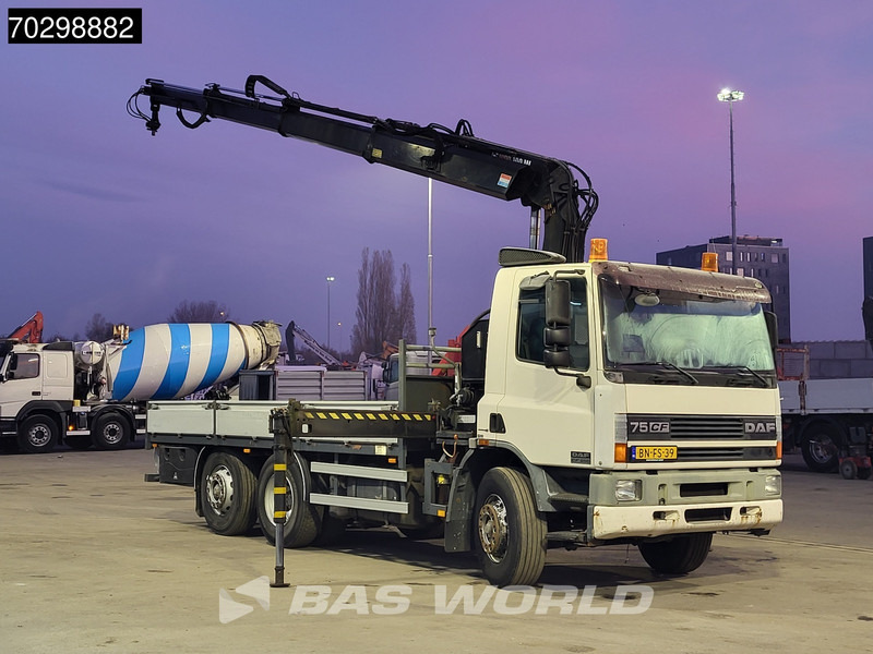 DAF 75CF.250 CF 6X2 HIAB 190W3 Crane Kran Remote Rotator Steering Axle Automatic Euro 3 - Camión caja abierta, Camión grúa: foto 3 DAF 75CF.250 CF 6X2 HIAB 190W3 Crane Kran Remote Rotator Steering Axle Automatic Euro 3 - Camión caja abierta, Camión grúa: foto 3