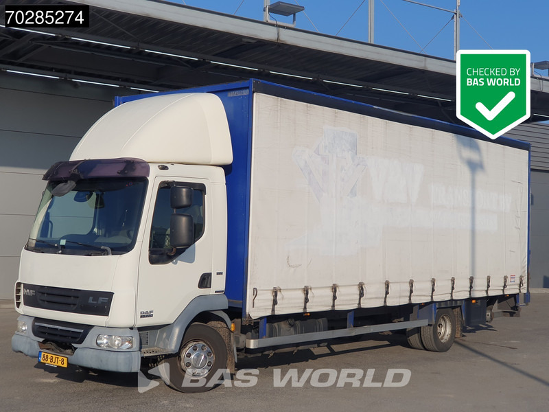 DAF LF45.220 LF 4X2 12tons NL-Truck Automatic 1500kg Ladebordwand EEV - Camión lona: foto 1 DAF LF45.220 LF 4X2 12tons NL-Truck Automatic 1500kg Ladebordwand EEV - Camión lona: foto 1