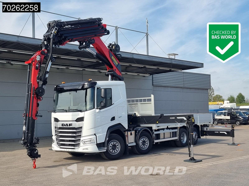 DAF XF 530 8X2 NEW Palfinger PK580 TEC Kran Crane Fly-Jib 2.5t Winch Lift+Lenkasche Retarder - Camión caja abierta, Camión grúa: foto 1 DAF XF 530 8X2 NEW Palfinger PK580 TEC Kran Crane Fly-Jib 2.5t Winch Lift+Lenkasche Retarder - Camión caja abierta, Camión grúa: foto 1