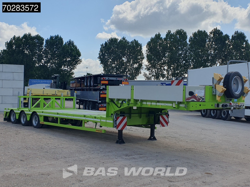 Faymonville F-S43-1AAF 3 axles Extendable Twistlocks 3x Hydraulic Steering Galvanised - Semirremolque góndola rebajadas: foto 3 Faymonville F-S43-1AAF 3 axles Extendable Twistlocks 3x Hydraulic Steering Galvanised - Semirremolque góndola rebajadas: foto 3