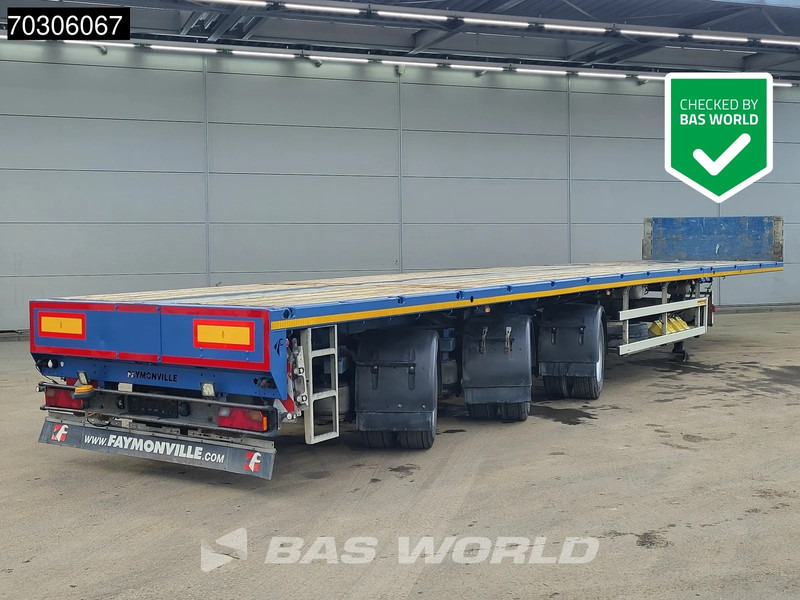 Faymonville F-S43-1AAF 3x Steering Axle 2x Extendable 1580cm - Semirremolque plataforma/ Caja abierta: foto 1 Faymonville F-S43-1AAF 3x Steering Axle 2x Extendable 1580cm - Semirremolque plataforma/ Caja abierta: foto 1