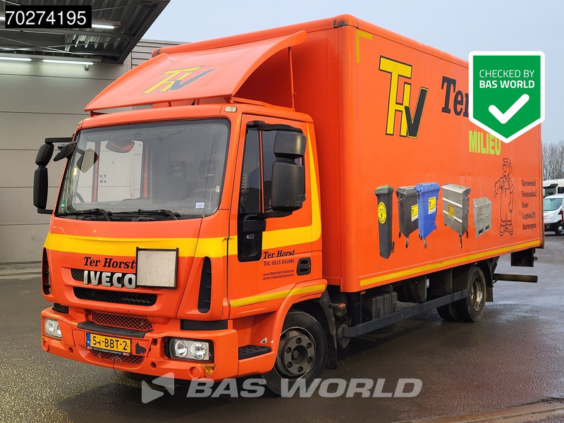 Camión caja cerrada Iveco Eurocargo 75E180 4X2 8tonner NL-Truck Manual Ladebordwand Euro 5: foto 1