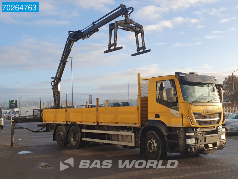 Iveco Stralis 310 6X2 RHD! Atlas 135.2VE-A11 Crane Lift-Lenkachse ACC Euro 6 - Camión caja abierta, Camión grúa: foto 3 Iveco Stralis 310 6X2 RHD! Atlas 135.2VE-A11 Crane Lift-Lenkachse ACC Euro 6 - Camión caja abierta, Camión grúa: foto 3
