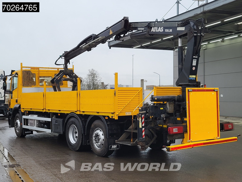 Iveco Stralis 310 6X2 RHD! Lift+Lenkachse Atlas 135.2VE-A11 Kran Crane Euro 6 - Camión caja abierta, Camión grúa: foto 2 Iveco Stralis 310 6X2 RHD! Lift+Lenkachse Atlas 135.2VE-A11 Kran Crane Euro 6 - Camión caja abierta, Camión grúa: foto 2