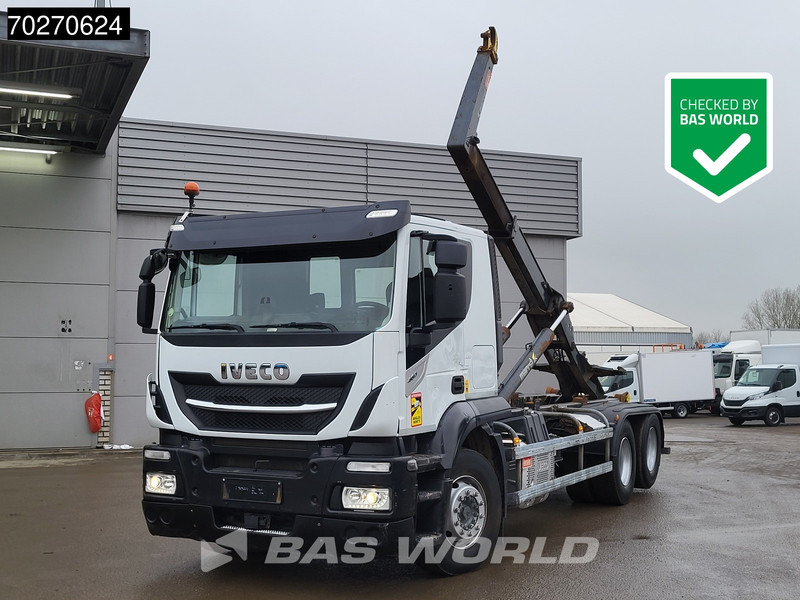 Iveco Stralis 460 6X2 20tons Marrel hooklift Lift Axle ACC Euro 6 - Camión multibasculante: foto 1 Iveco Stralis 460 6X2 20tons Marrel hooklift Lift Axle ACC Euro 6 - Camión multibasculante: foto 1