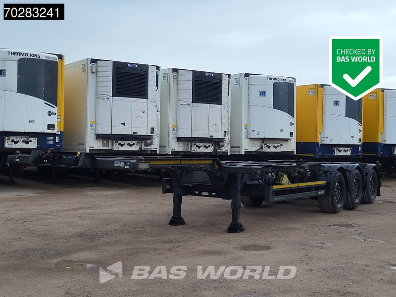 Kögel S24-2 TUV 03/26 2x20ft 1x30ft 1x40ft SAF - Semirremolque portacontenedore/ Intercambiable: foto 1 Kögel S24-2 TUV 03/26 2x20ft 1x30ft 1x40ft SAF - Semirremolque portacontenedore/ Intercambiable: foto 1