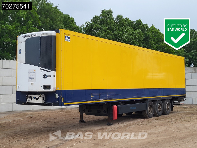 Krone SD 3 axles Doppelstock Tailgate LBW - Semirremolque frigorífico: foto 1 Krone SD 3 axles Doppelstock Tailgate LBW - Semirremolque frigorífico: foto 1
