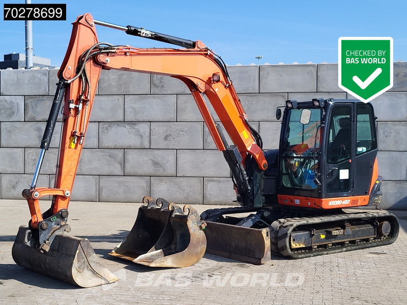 Kubota KX080 -4a2 A/C + 3 BUCKETS - Miniexcavadora: foto 1 Kubota KX080 -4a2 A/C + 3 BUCKETS - Miniexcavadora: foto 1