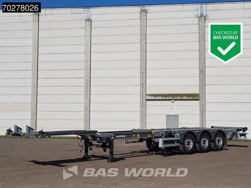 Lecitrailer SR3EC 3 axles UNUSED Liftachse Multi'45 - Semirremolque portacontenedore/ Intercambiable: foto 1 Lecitrailer SR3EC 3 axles UNUSED Liftachse Multi'45 - Semirremolque portacontenedore/ Intercambiable: foto 1