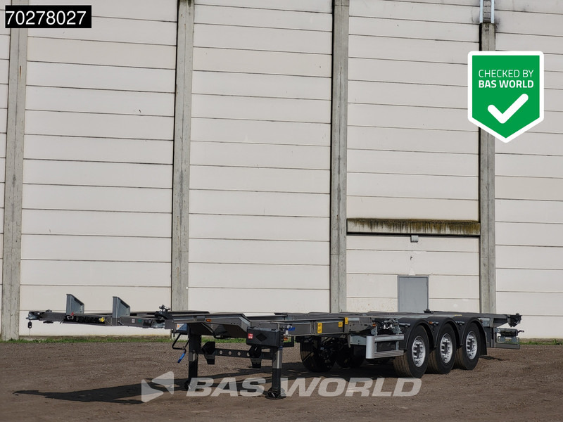 Lecitrailer SR3EC 3 axles UNUSED Liftachse Multi'45 - Semirremolque portacontenedore/ Intercambiable: foto 1 Lecitrailer SR3EC 3 axles UNUSED Liftachse Multi'45 - Semirremolque portacontenedore/ Intercambiable: foto 1
