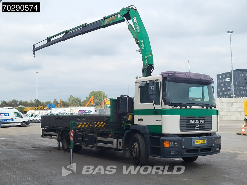 MAN 18.224 18 M 4X2 NL-Truck APK Fassi F150A.24 Kran Crane Manual Euro 2 - Camión caja abierta, Camión grúa: foto 3 MAN 18.224 18 M 4X2 NL-Truck APK Fassi F150A.24 Kran Crane Manual Euro 2 - Camión caja abierta, Camión grúa: foto 3