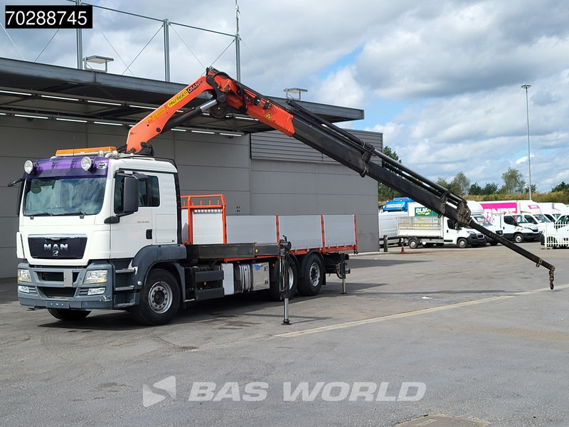 MAN TGS 26.400 TGS 6X2 Palfinger PK29002 Crane Kran 2.5Tons Winch Lift+steering Euro 4 - Camión caja abierta, Camión grúa: foto 3 MAN TGS 26.400 TGS 6X2 Palfinger PK29002 Crane Kran 2.5Tons Winch Lift+steering Euro 4 - Camión caja abierta, Camión grúa: foto 3