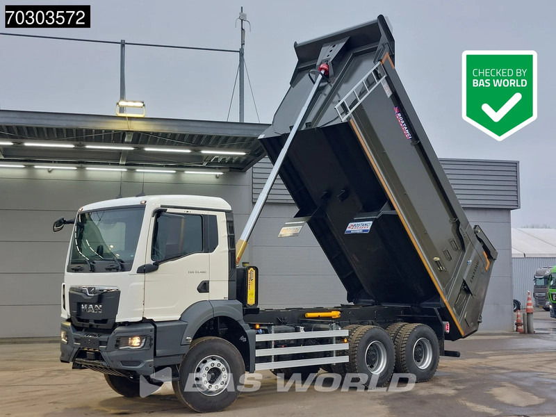 MAN TGS 33.480 6X4 NEW! 20m3 Tipper Steelsuspension Big-Axle Automatic Euro 6 - Camión volquete: foto 1 MAN TGS 33.480 6X4 NEW! 20m3 Tipper Steelsuspension Big-Axle Automatic Euro 6 - Camión volquete: foto 1