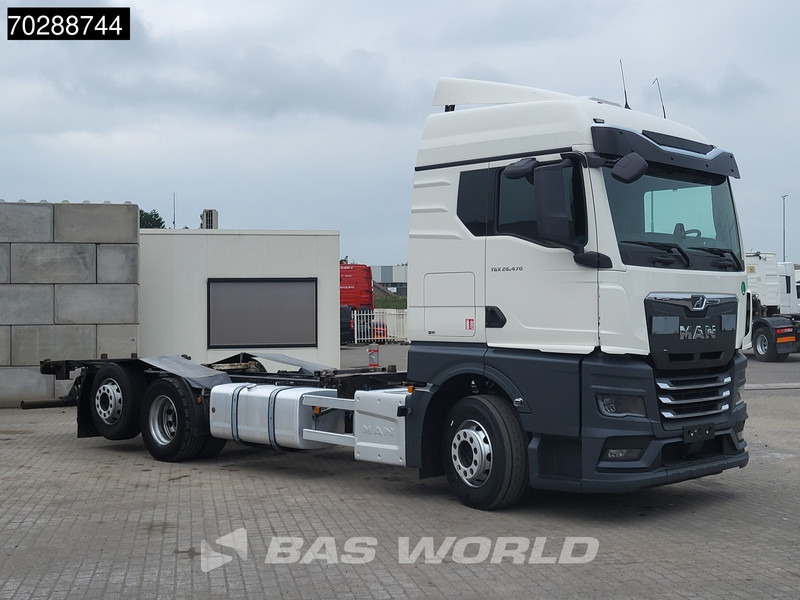 MAN TGX 26.470 6X2 BDF Retarder Lift Axle Standklima Automatic LED Euro 6 - Camión portacontenedore/ Intercambiable: foto 3 MAN TGX 26.470 6X2 BDF Retarder Lift Axle Standklima Automatic LED Euro 6 - Camión portacontenedore/ Intercambiable: foto 3
