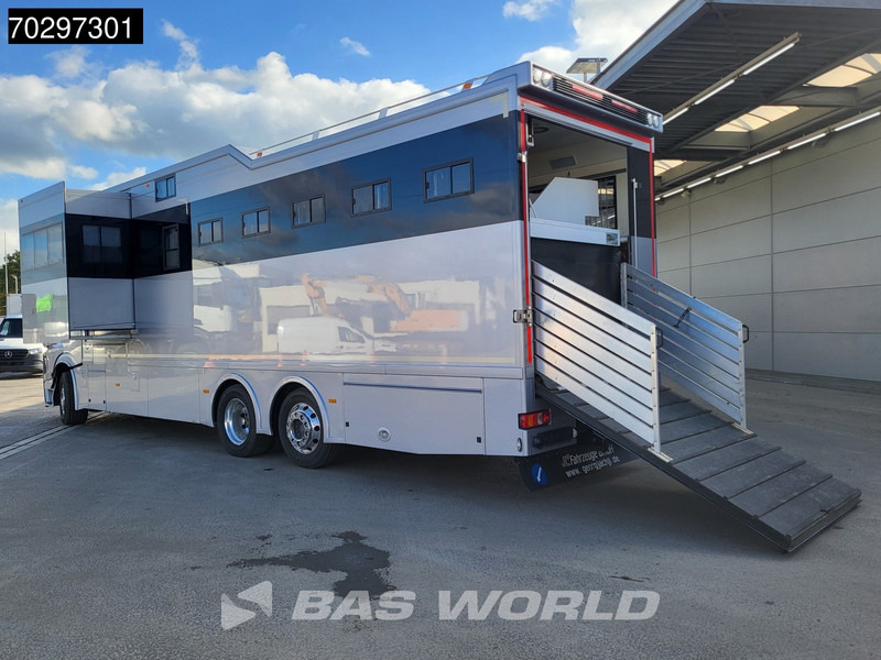 Mercedes-Benz Actros 2551 6X2 Pferdetransport Horse truck + Living Standairco Navi ACC Automatic Euro 6 - Camión para caballos: foto 2 Mercedes-Benz Actros 2551 6X2 Pferdetransport Horse truck + Living Standairco Navi ACC Automatic Euro 6 - Camión para caballos: foto 2