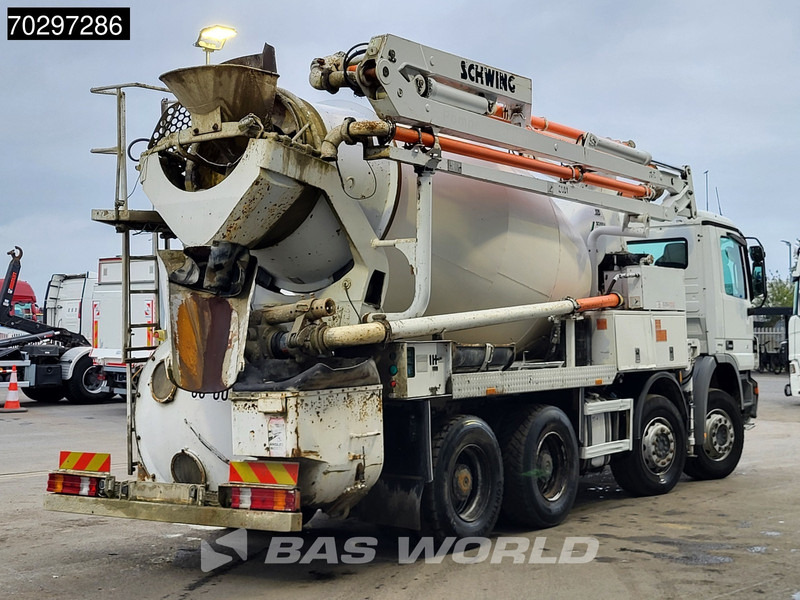 Mercedes-Benz Actros 3241 8X4 21meter Pump + 7m3 Stetter Mixer Steelsuspension Big-Axle Manual Euro 5 - Bomba de hormigón: foto 5 Mercedes-Benz Actros 3241 8X4 21meter Pump + 7m3 Stetter Mixer Steelsuspension Big-Axle Manual Euro 5 - Bomba de hormigón: foto 5