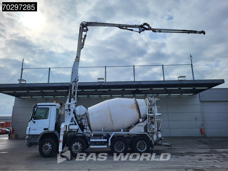 Mercedes-Benz Actros 3241 8X4 7m3 Putzmeister Mixer Big-Axle Steelsuspension Automatic Pompe+Mixer Euro 3 - Bomba de hormigón: foto 2 Mercedes-Benz Actros 3241 8X4 7m3 Putzmeister Mixer Big-Axle Steelsuspension Automatic Pompe+Mixer Euro 3 - Bomba de hormigón: foto 2
