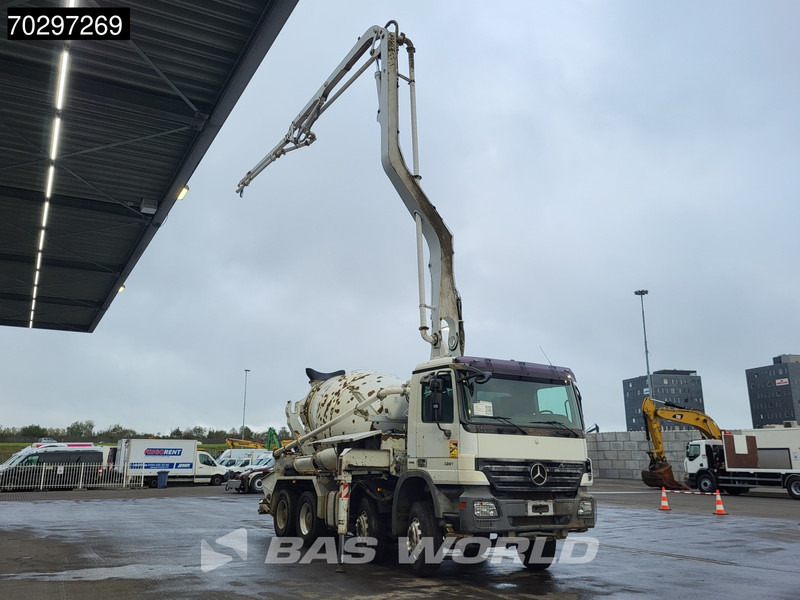 Mercedes-Benz Actros 3241 8X4 7m3 Putzmeister Mixer Big-Axle Steelsuspension Automatic Pompe+Mixer Euro 4 - Bomba de hormigón: foto 3 Mercedes-Benz Actros 3241 8X4 7m3 Putzmeister Mixer Big-Axle Steelsuspension Automatic Pompe+Mixer Euro 4 - Bomba de hormigón: foto 3