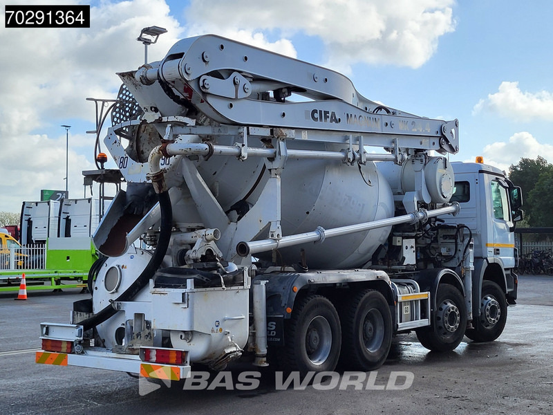 Bomba de hormigón Mercedes-Benz Actros 3241 8X4 Cifa MK24.4Z Pompe+Mixer Retarder 3-Pedals Steelsuspension Big-Axle Euro 5: foto 17