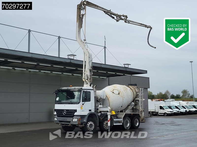 Mercedes-Benz Actros 3241 8X4 Putzmeister TMM 21-3 PUMI 7m3 Liebherr Big-Axle 3-Pedals Euro 4 - Bomba de hormigón: foto 1 Mercedes-Benz Actros 3241 8X4 Putzmeister TMM 21-3 PUMI 7m3 Liebherr Big-Axle 3-Pedals Euro 4 - Bomba de hormigón: foto 1
