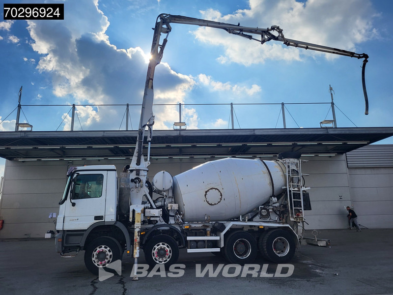 Mercedes-Benz Actros 3241 8X4 Putzmeister TMM 21 PUMI 7m3 Liebherr mixer 3-Pedals Big-Axle Euro 3 - Camión hormigonera: foto 2 Mercedes-Benz Actros 3241 8X4 Putzmeister TMM 21 PUMI 7m3 Liebherr mixer 3-Pedals Big-Axle Euro 3 - Camión hormigonera: foto 2