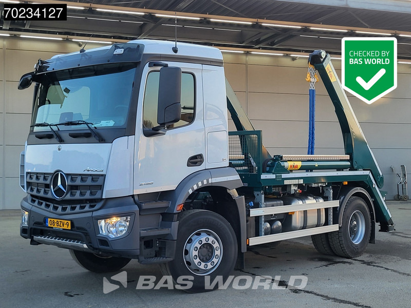 Mercedes-Benz Arocs 2136 4X2 NL-Truck 12Tons HyvaLift Automatic Steelsuspension Euro 6 - Camión portacontenedor de cadenas: foto 1 Mercedes-Benz Arocs 2136 4X2 NL-Truck 12Tons HyvaLift Automatic Steelsuspension Euro 6 - Camión portacontenedor de cadenas: foto 1