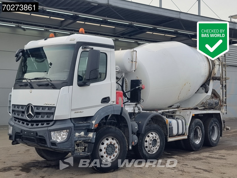 Mercedes-Benz Arocs 3240 8X4 9m3 Steelsuspension Automatic Alcoa's Euro 6 - Camión hormigonera: foto 1 Mercedes-Benz Arocs 3240 8X4 9m3 Steelsuspension Automatic Alcoa's Euro 6 - Camión hormigonera: foto 1