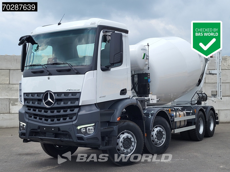 Mercedes-Benz Arocs 4142 8X4 NEW! 12m3 Stetter Mixer Steelsuspension Automatic Big-Axle Euro 6 - Camión hormigonera: foto 1 Mercedes-Benz Arocs 4142 8X4 NEW! 12m3 Stetter Mixer Steelsuspension Automatic Big-Axle Euro 6 - Camión hormigonera: foto 1