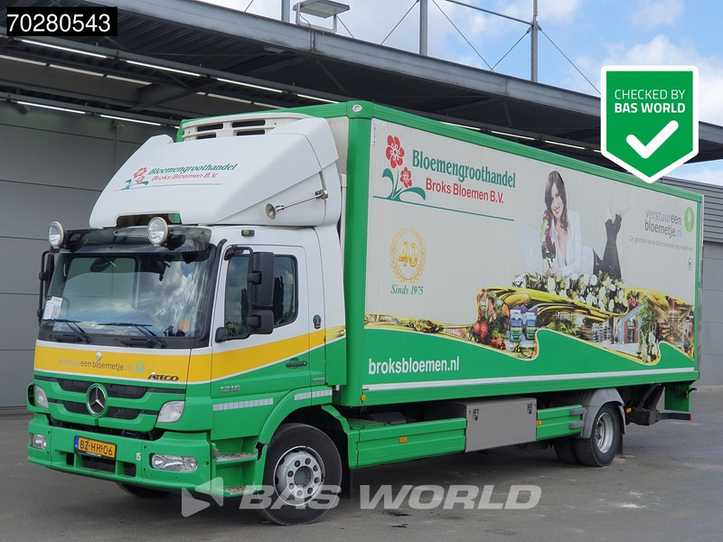 Mercedes-Benz Atego 1218 Atego 4X2 12t NL-Truck Mitsubishi TDJ430D cooler 1500kg Ladebordwand Euro 5 - Camión frigorífico: foto 1 Mercedes-Benz Atego 1218 Atego 4X2 12t NL-Truck Mitsubishi TDJ430D cooler 1500kg Ladebordwand Euro 5 - Camión frigorífico: foto 1