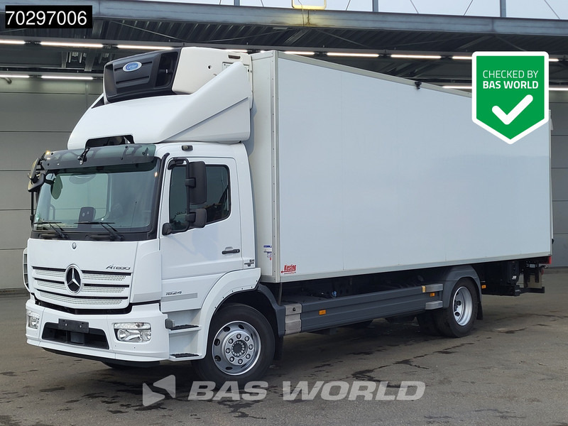 Mercedes-Benz Atego 1624 4X2 16tonner Carrier Supra 1250 Mt 2000kg Ladebordwand Automatic - Camión frigorífico: foto 1 Mercedes-Benz Atego 1624 4X2 16tonner Carrier Supra 1250 Mt 2000kg Ladebordwand Automatic - Camión frigorífico: foto 1