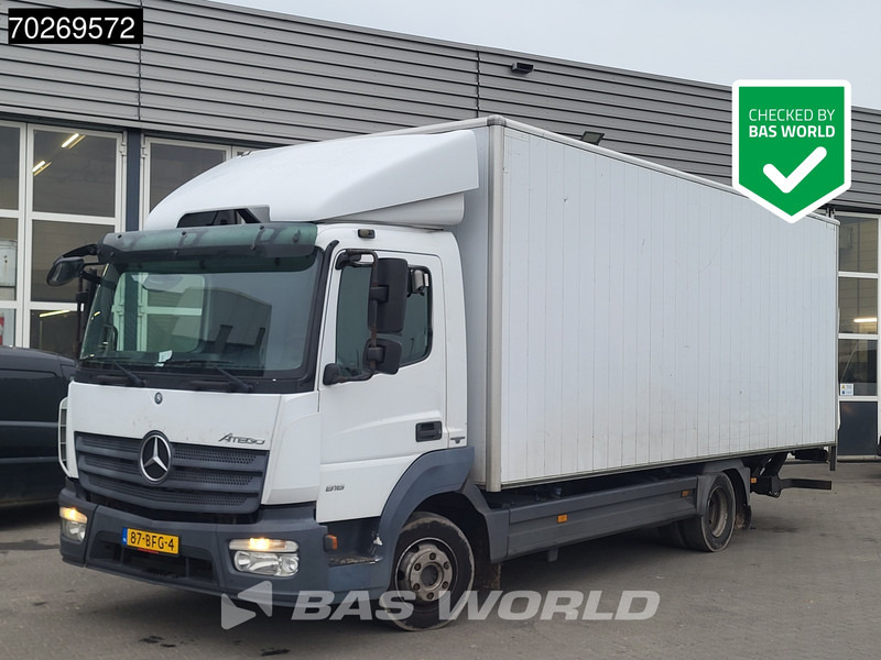 Mercedes-Benz Atego 816 4X2 7.5tonner NL-Truck Ladebordwand Automatic Euro 6 - Camión caja cerrada: foto 1 Mercedes-Benz Atego 816 4X2 7.5tonner NL-Truck Ladebordwand Automatic Euro 6 - Camión caja cerrada: foto 1