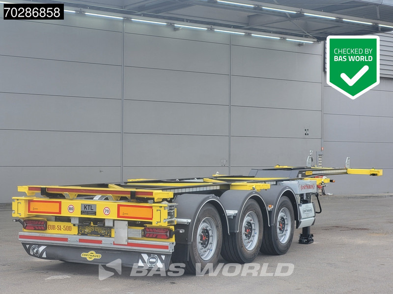 Orthaus CGS (Euro Slider 500) 3 axles Multi 45ft Lift Axle extendable SAF - Semirremolque portacontenedore/ Intercambiable: foto 1 Orthaus CGS (Euro Slider 500) 3 axles Multi 45ft Lift Axle extendable SAF - Semirremolque portacontenedore/ Intercambiable: foto 1