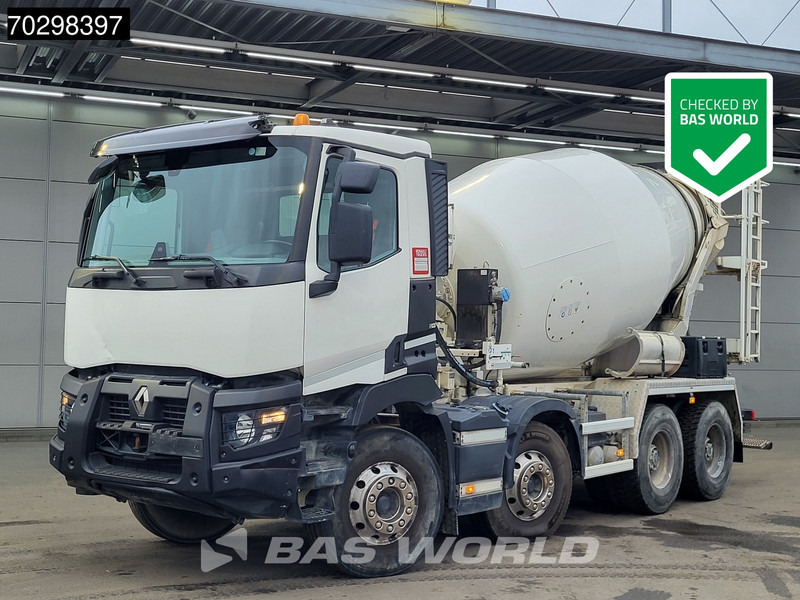 Renault C 430 8X4 9m3 Stetter Mixer Big-Axle Steelsuspension Automatic Euro 6 - Camión hormigonera: foto 1 Renault C 430 8X4 9m3 Stetter Mixer Big-Axle Steelsuspension Automatic Euro 6 - Camión hormigonera: foto 1