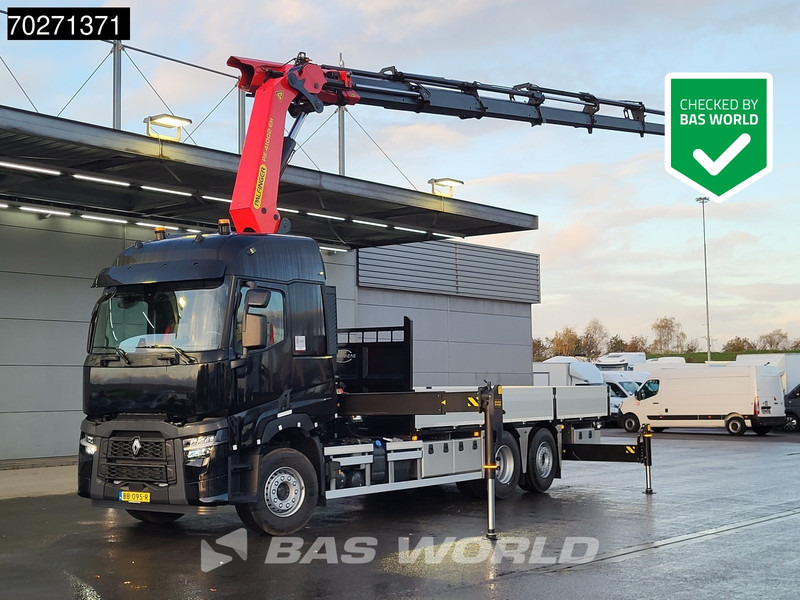 Renault C 480 6X2 NEW! Palfinger PK41002 EH Crane Kran ACC Euro 6 - Camión caja abierta, Camión grúa: foto 1 Renault C 480 6X2 NEW! Palfinger PK41002 EH Crane Kran ACC Euro 6 - Camión caja abierta, Camión grúa: foto 1