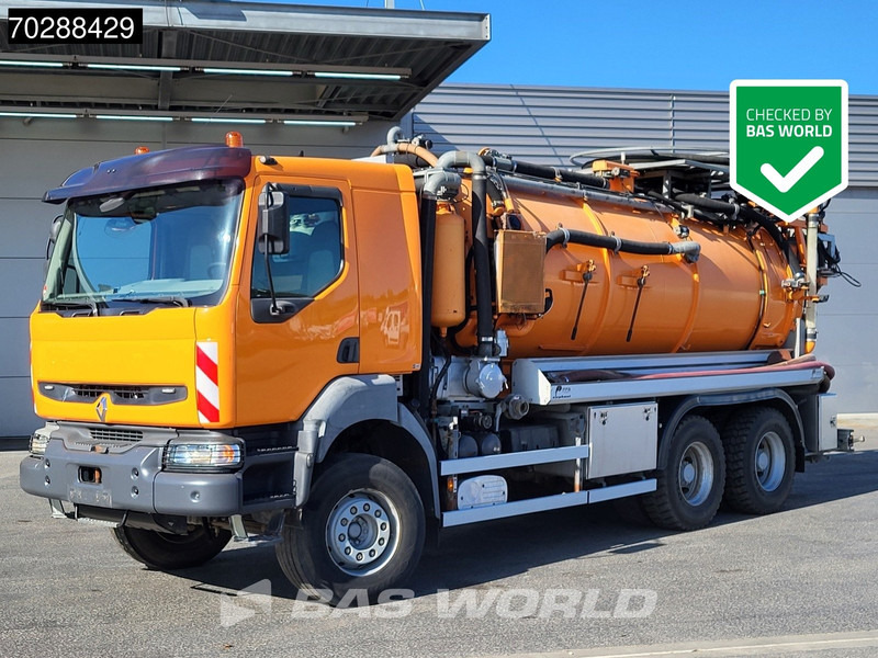 Renault Kerax 400 6X4 13m3 Wolftechnik Saugbagger Manual Big-Axle Euro 3 - Limpieza de alcantarillado: foto 1 Renault Kerax 400 6X4 13m3 Wolftechnik Saugbagger Manual Big-Axle Euro 3 - Limpieza de alcantarillado: foto 1