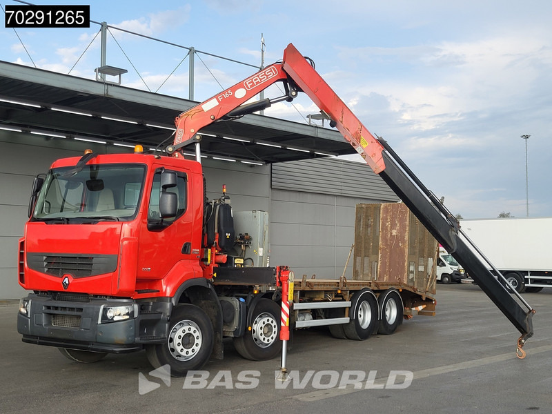 Renault Premium 380 8X4 Fassi F165A.2.22 Crane Kran Hydraulic Ramp Lift-Axle Euro 5 - Camión caja abierta, Camión grúa: foto 5 Renault Premium 380 8X4 Fassi F165A.2.22 Crane Kran Hydraulic Ramp Lift-Axle Euro 5 - Camión caja abierta, Camión grúa: foto 5