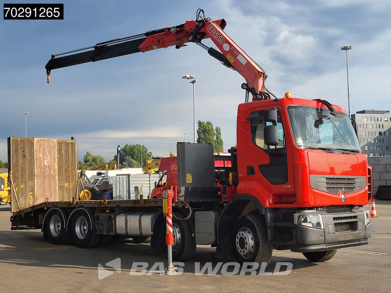 Renault Premium 380 8X4 Fassi F165A.2.22 Crane Kran Hydraulic Ramp Lift-Axle Euro 5 - Camión caja abierta, Camión grúa: foto 3 Renault Premium 380 8X4 Fassi F165A.2.22 Crane Kran Hydraulic Ramp Lift-Axle Euro 5 - Camión caja abierta, Camión grúa: foto 3