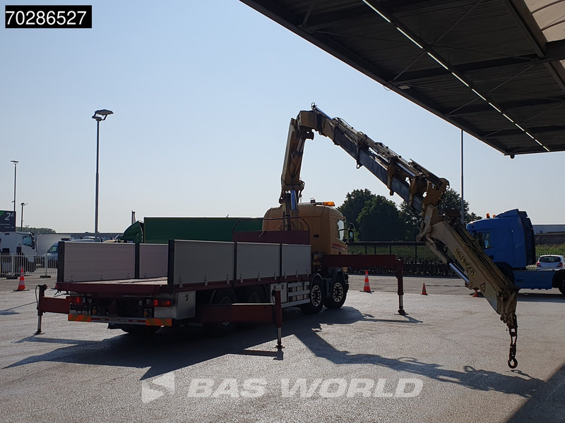Camión caja abierta, Camión grúa Scania 124G 470 8X4 Palfinger PK45000 C4 Crane Kran Fly-Jib Manual Steering Axle Euro 3: foto 7