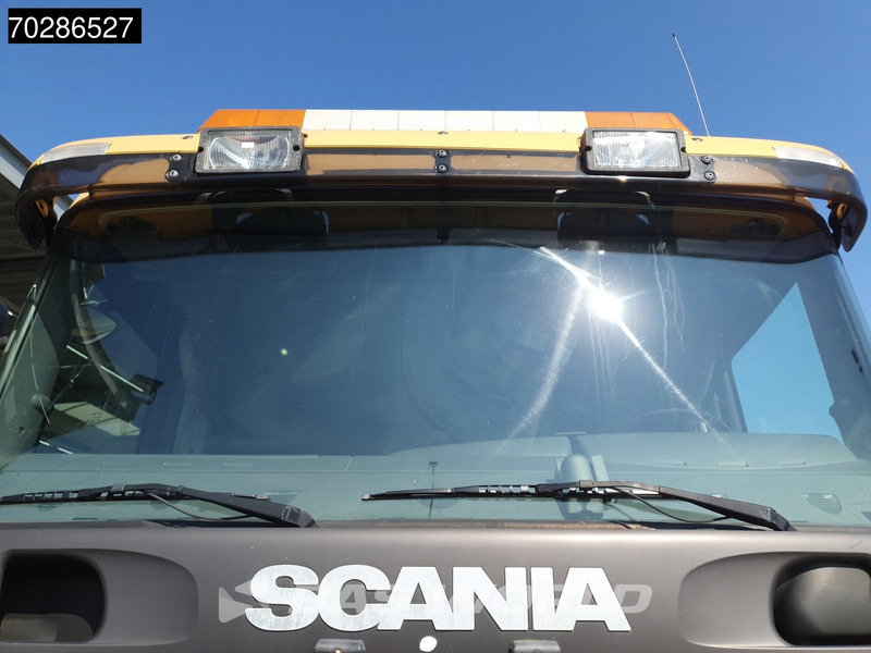 Camión caja abierta, Camión grúa Scania 124G 470 8X4 Palfinger PK45000 C4 Crane Kran Fly-Jib Manual Steering Axle Euro 3: foto 15