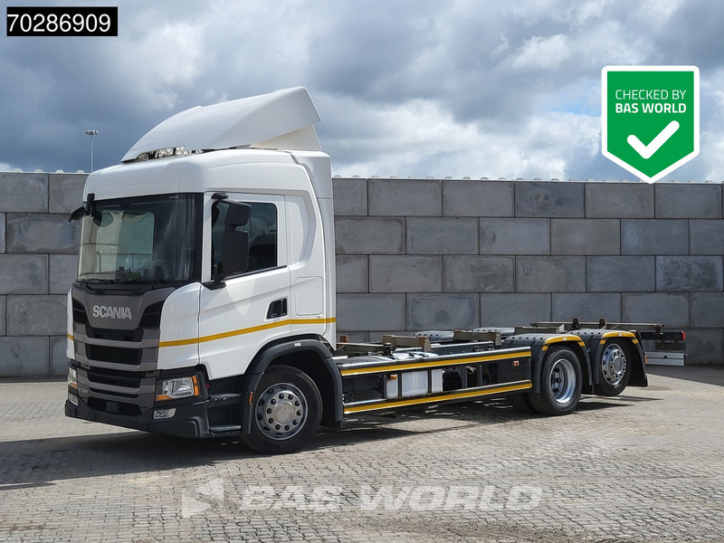 Scania G320 6X2 BDF Lift Axle Automatic Euro 6 - Camión portacontenedore/ Intercambiable: foto 1 Scania G320 6X2 BDF Lift Axle Automatic Euro 6 - Camión portacontenedore/ Intercambiable: foto 1