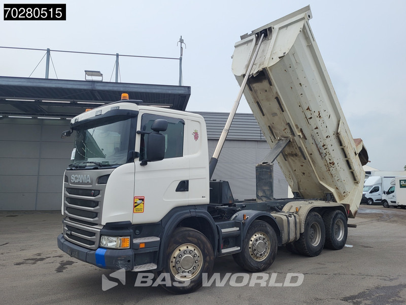 Scania G440 8X4 17m3 Meiller Manual Retarder Big-Axle Steelsuspension Euro 5 - Camión volquete: foto 1 Scania G440 8X4 17m3 Meiller Manual Retarder Big-Axle Steelsuspension Euro 5 - Camión volquete: foto 1
