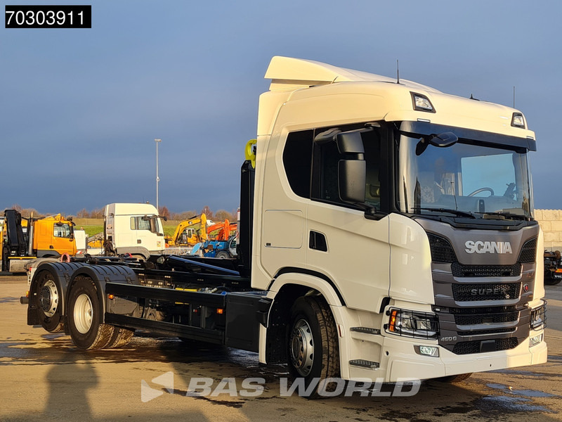 Camión multibasculante nuevo Scania G460 6X2 NEW! 20tons HIAB Containersystem Lift+Steering Axle Automatic Retarder Euro 6: foto 6