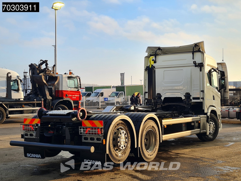 Camión multibasculante nuevo Scania G460 6X2 NEW! 20tons HIAB Containersystem Lift+Steering Axle Automatic Retarder Euro 6: foto 8